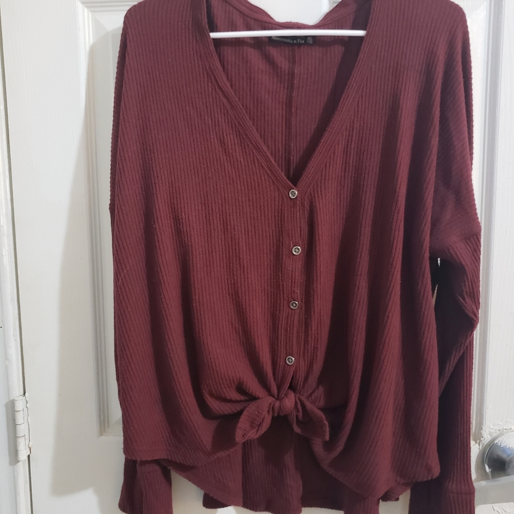 Abercrombie and fitch button up shirt